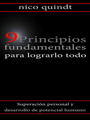 cover image of 9 Principios fundamentales para lograrlo todo